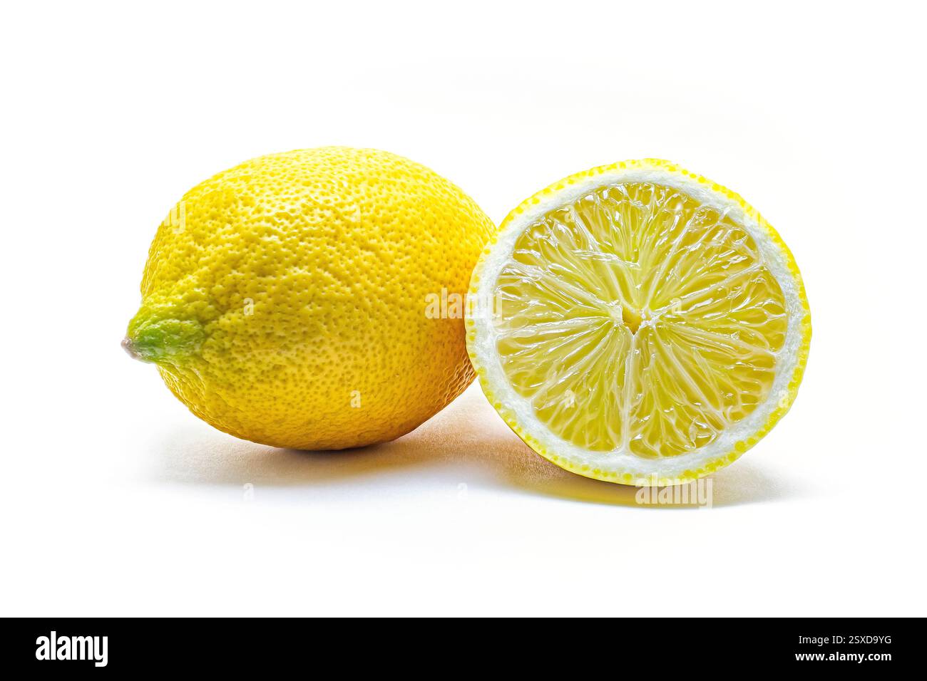 two LemonS isolated on white background Stock Photo