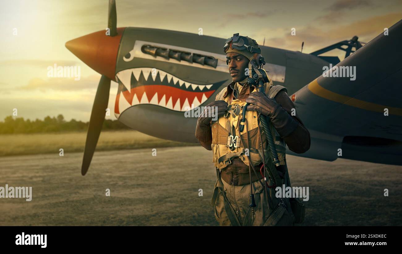 NCUTI GATWA in MASTERS OF THE AIR (2024), directed by RYAN FLECK, CARY ...