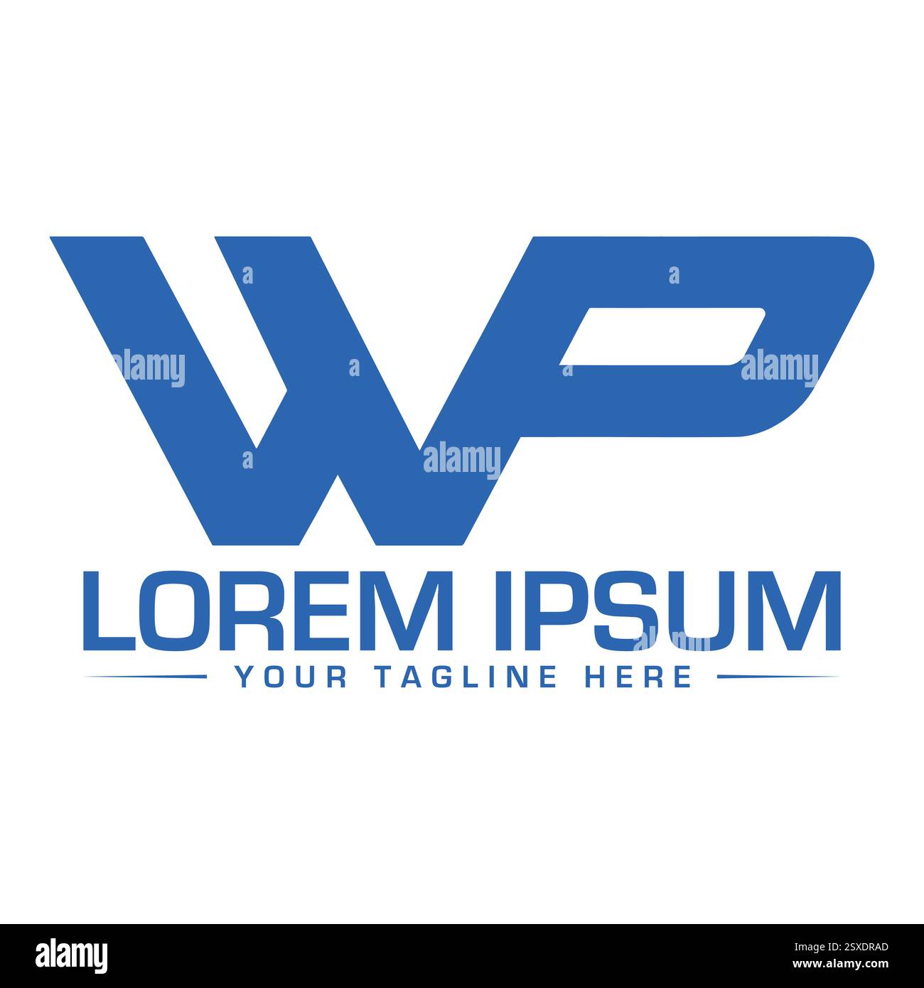 Wp letter design hi-res stock photography and images - Alamy