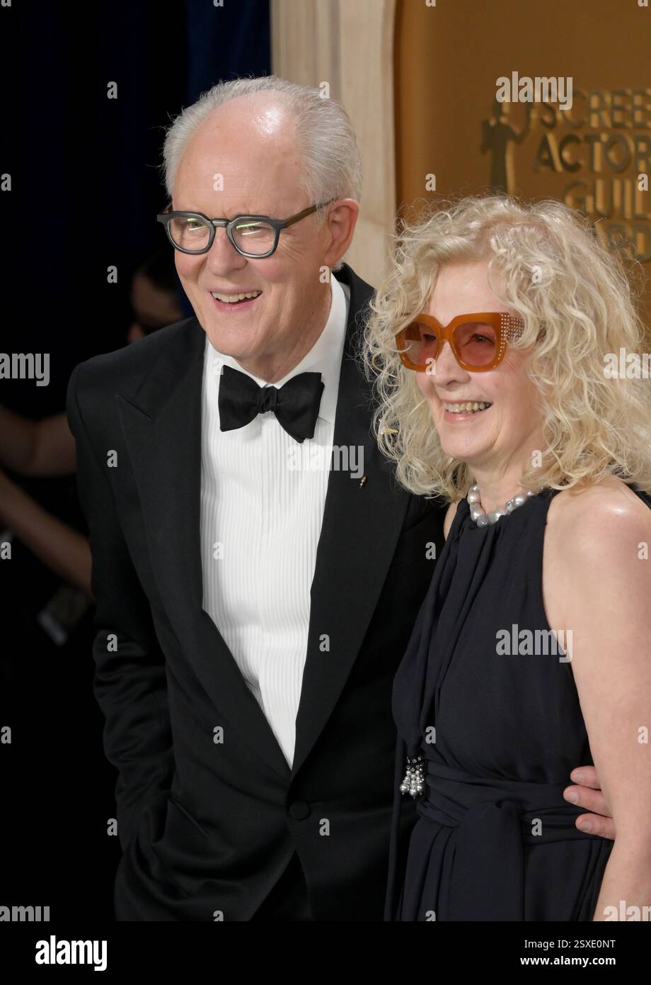 Los Angeles USA 23rd Feb 2025 LOS ANGELES USA February 23 2025 Los Angeles Usa 23rd Feb 2025 Los Angeles Usa February 23 2025 John Lithgow Mary Yeager At The 2025 Screen Actors Guild Awards Picture Credit Paul Smithalamy Live News 2SXE0NT