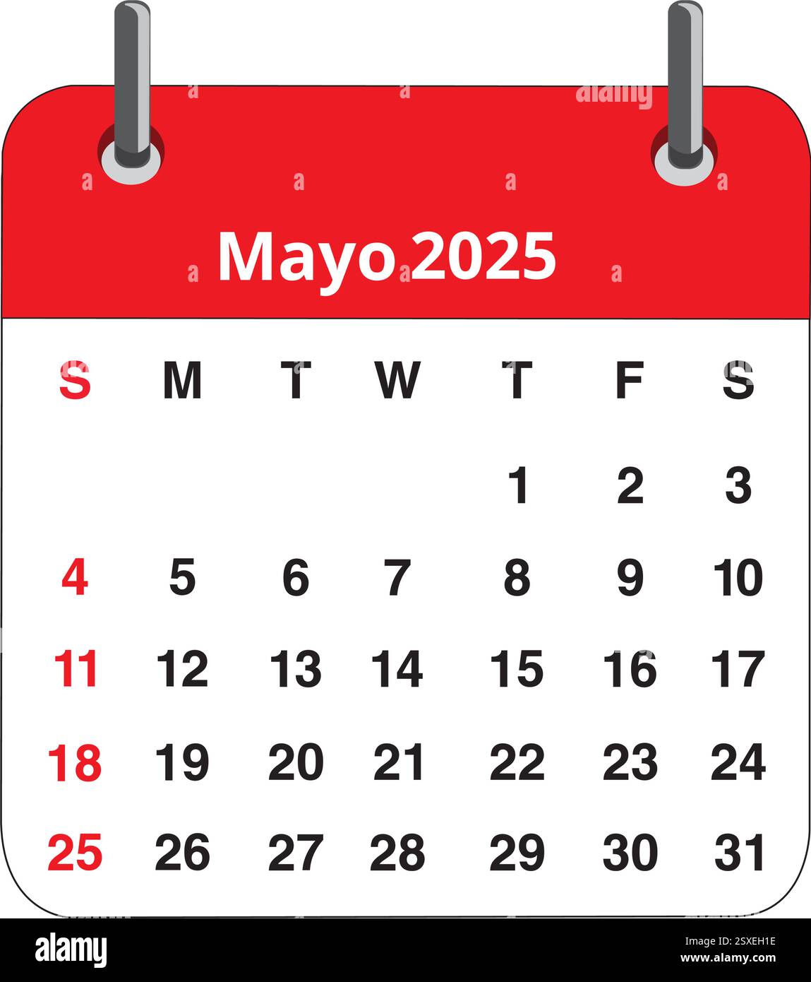 spanish-calendar-2025-hi-res-stock-photography-and-images-alamy