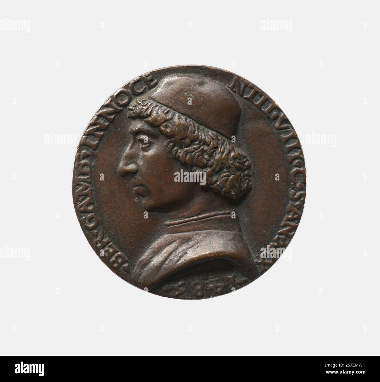 This bronze medal, attributed to Niccolò Fiorentino, commemorates ...