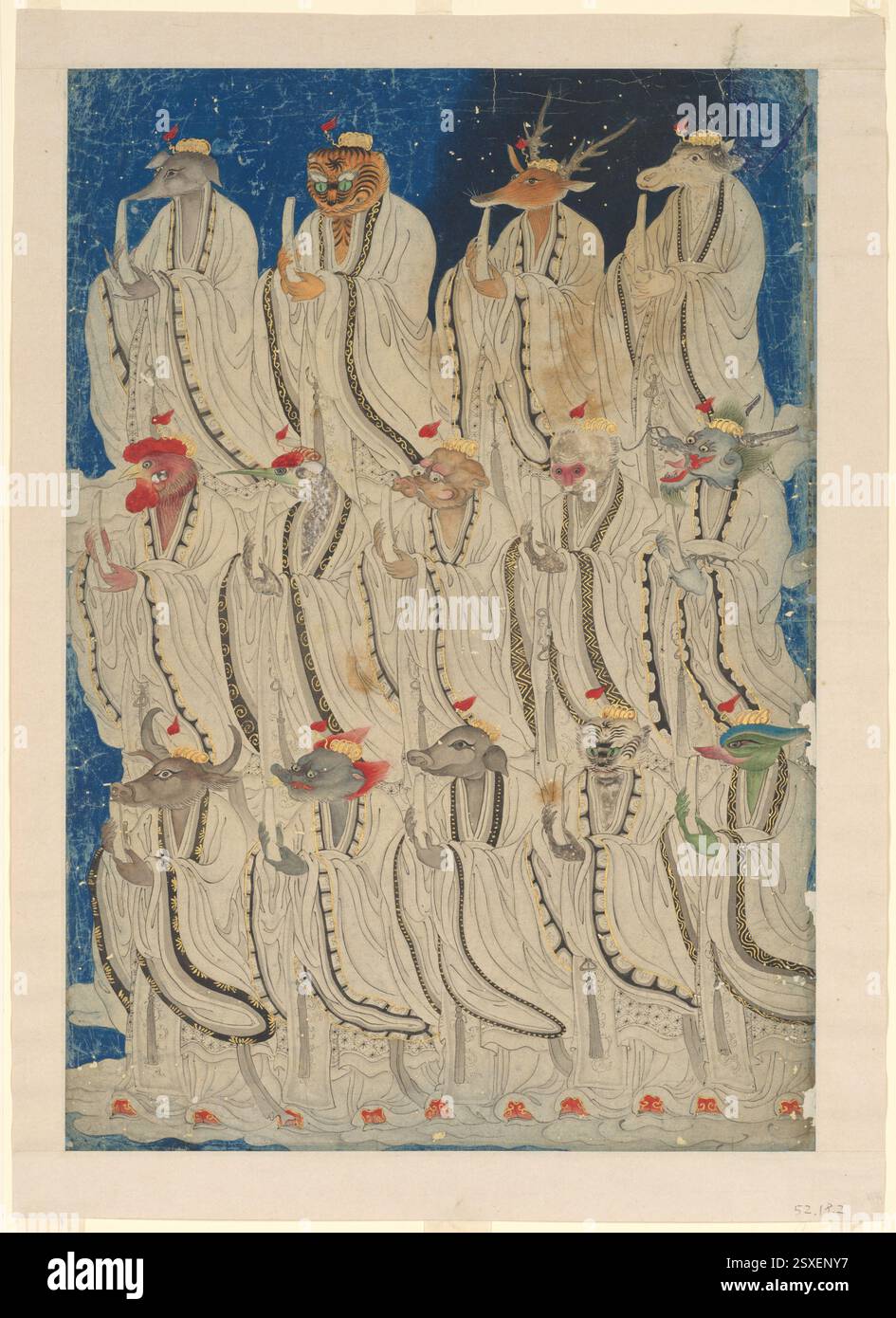 Fourteen Constellations, Unidentified artist, late 17th century. This ...