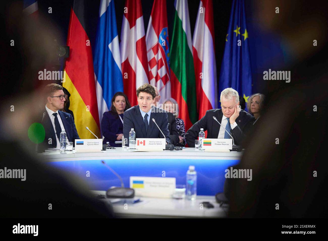 In this photo provided by the Ukrainian Presidential Press Office