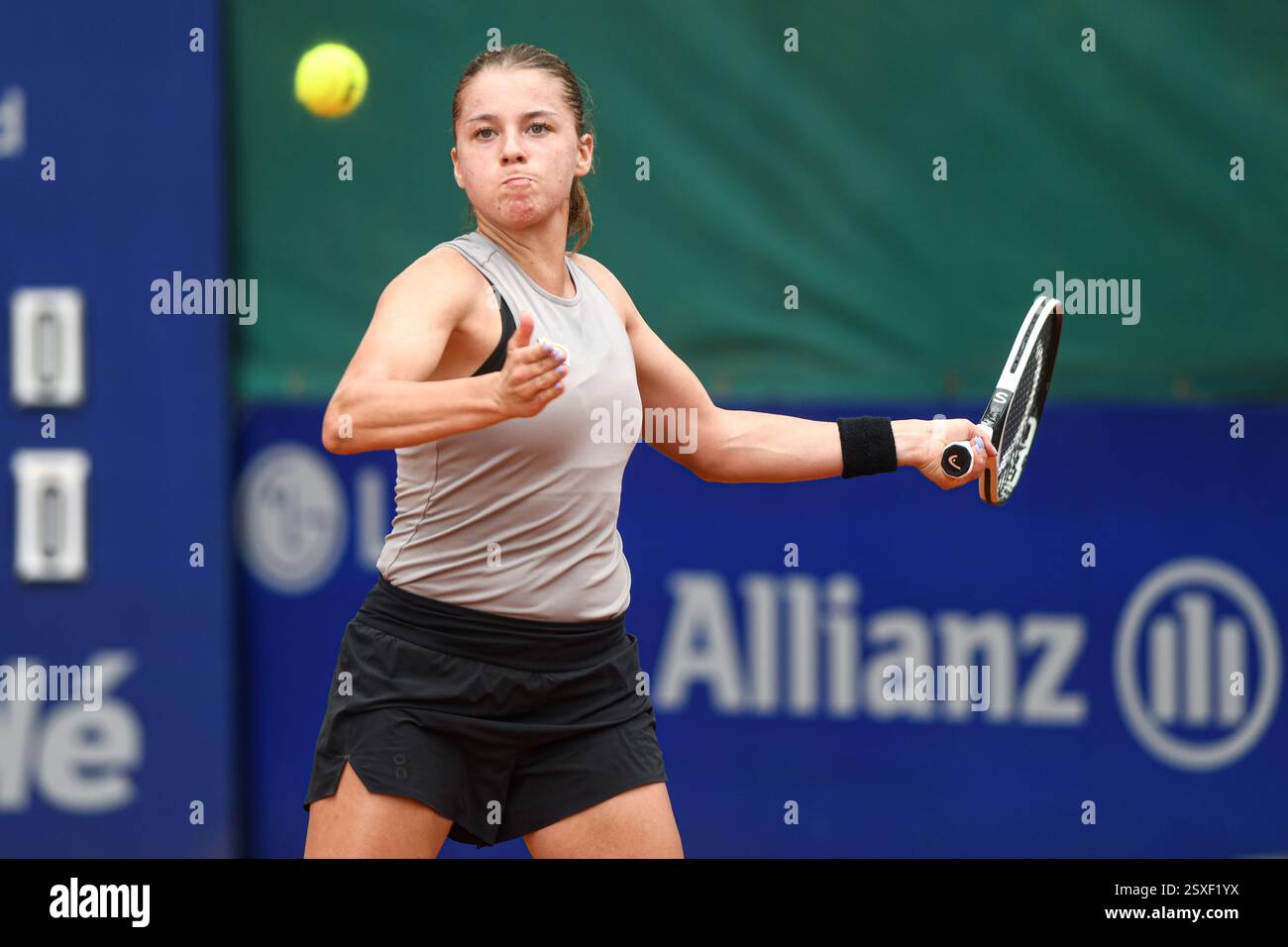 Maja Chwalinska (Poland) playing at the WTA 125 Argentina Open 2024 Stock Photo