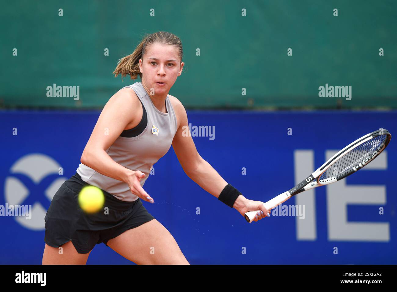 Maja Chwalinska (Poland) playing at the WTA 125 Argentina Open 2024 Stock Photo