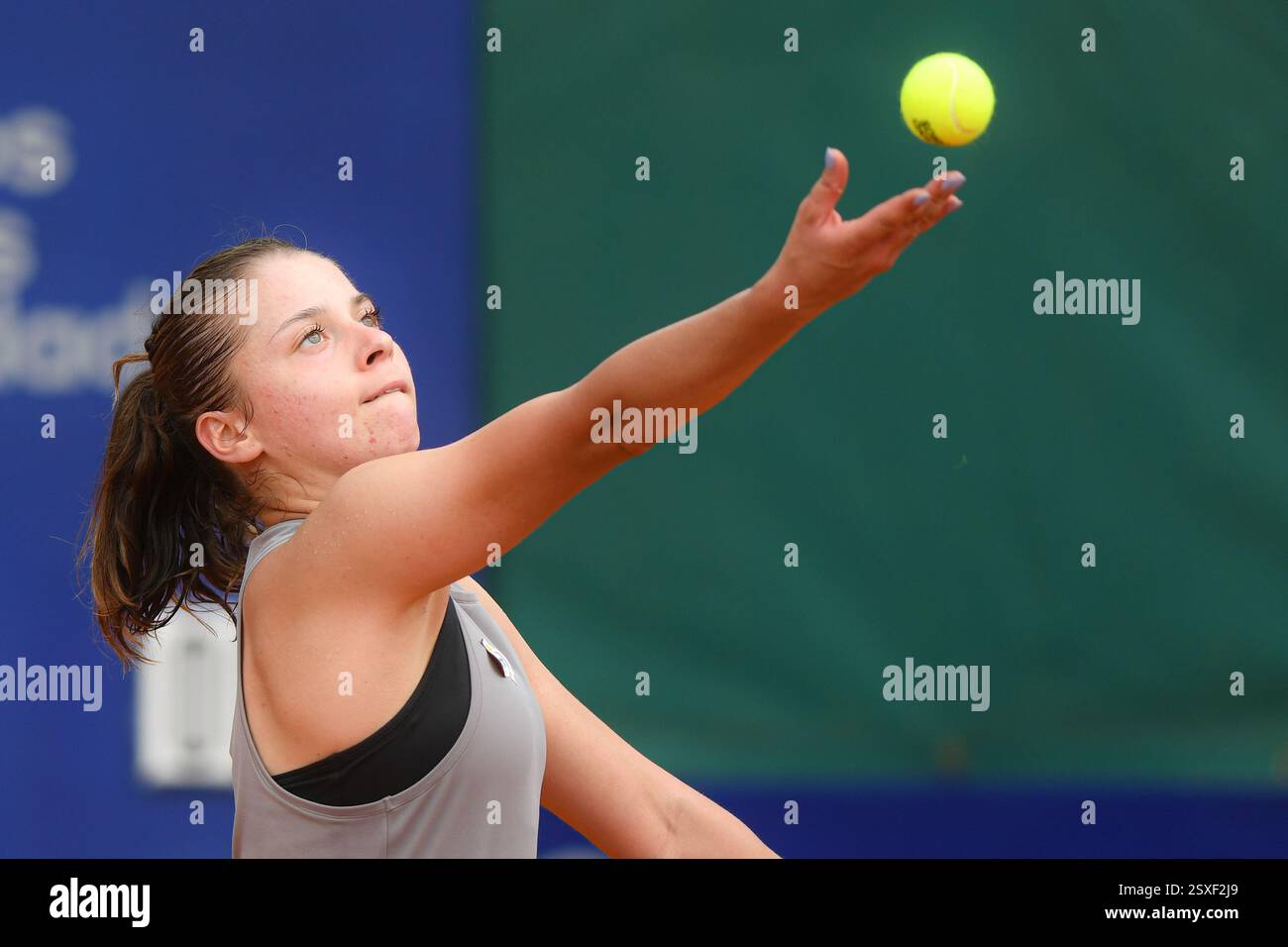Maja Chwalinska (Poland) playing at the WTA 125 Argentina Open 2024 Stock Photo