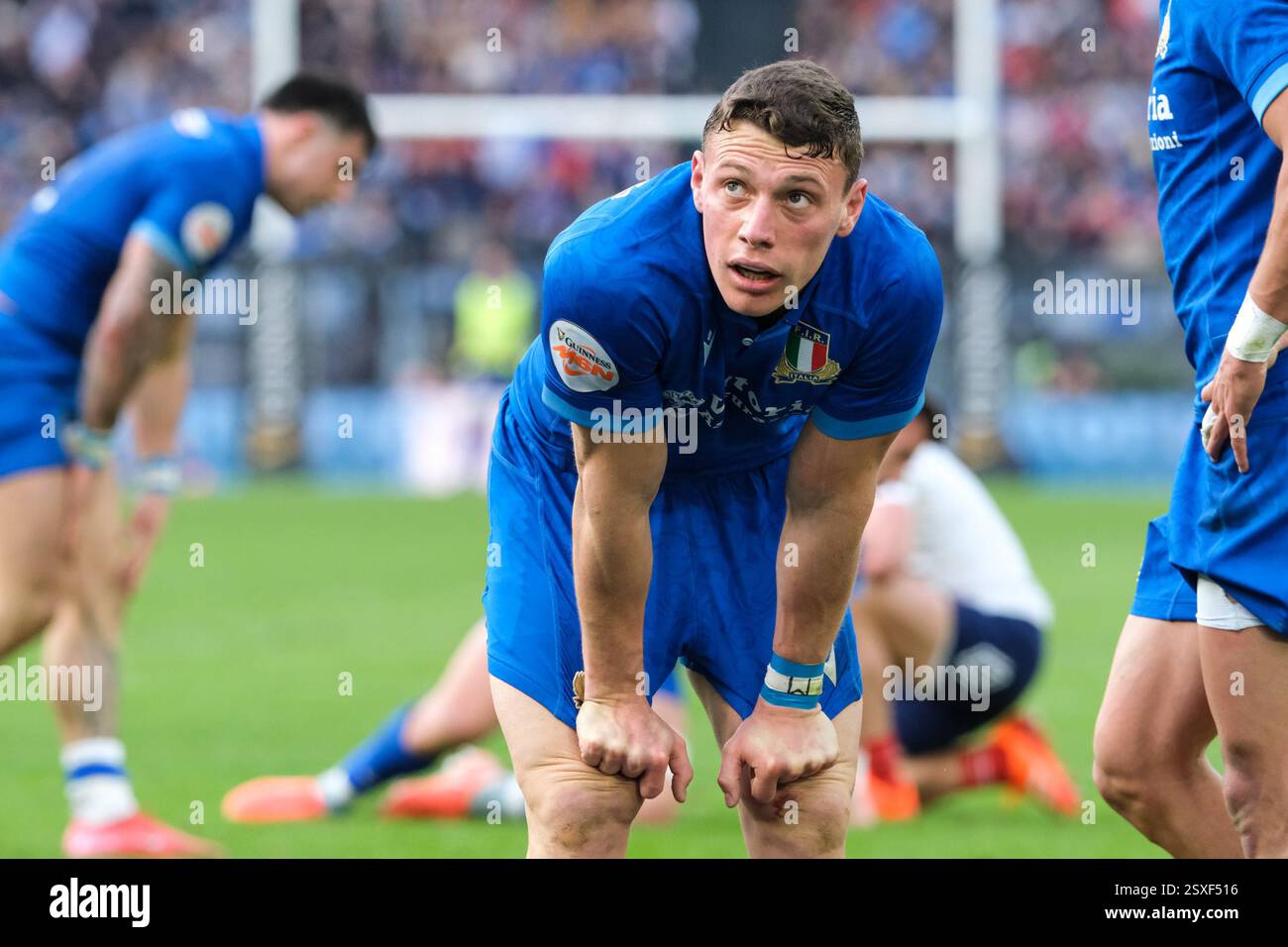 Paolo Garbisi of Italy during the Guinness Men's Six Nations 2025 ...