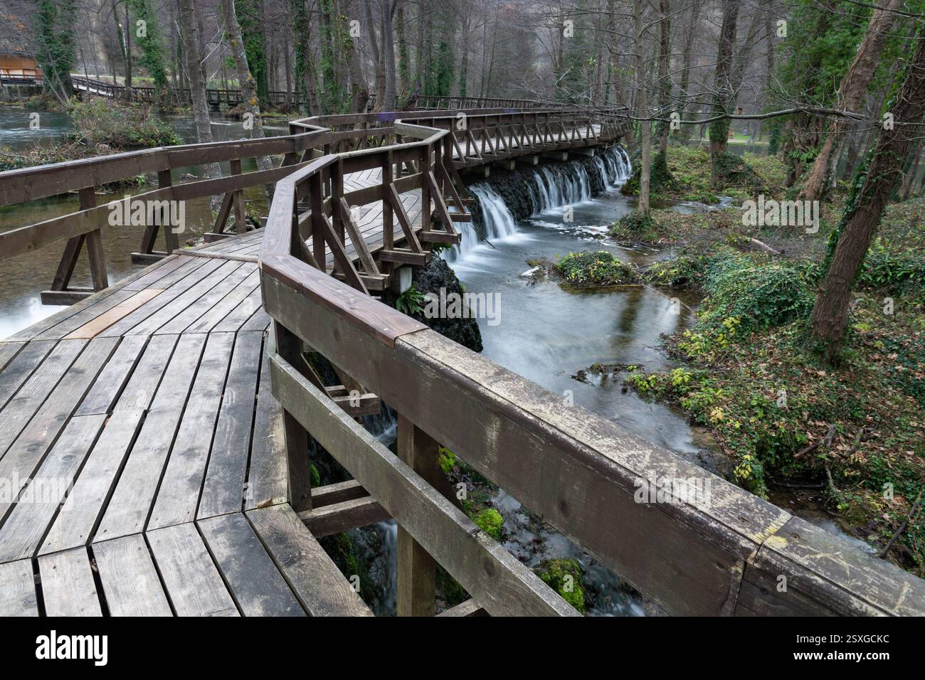 Winding pedestrian bridge hi-res stock photography and images - Alamy