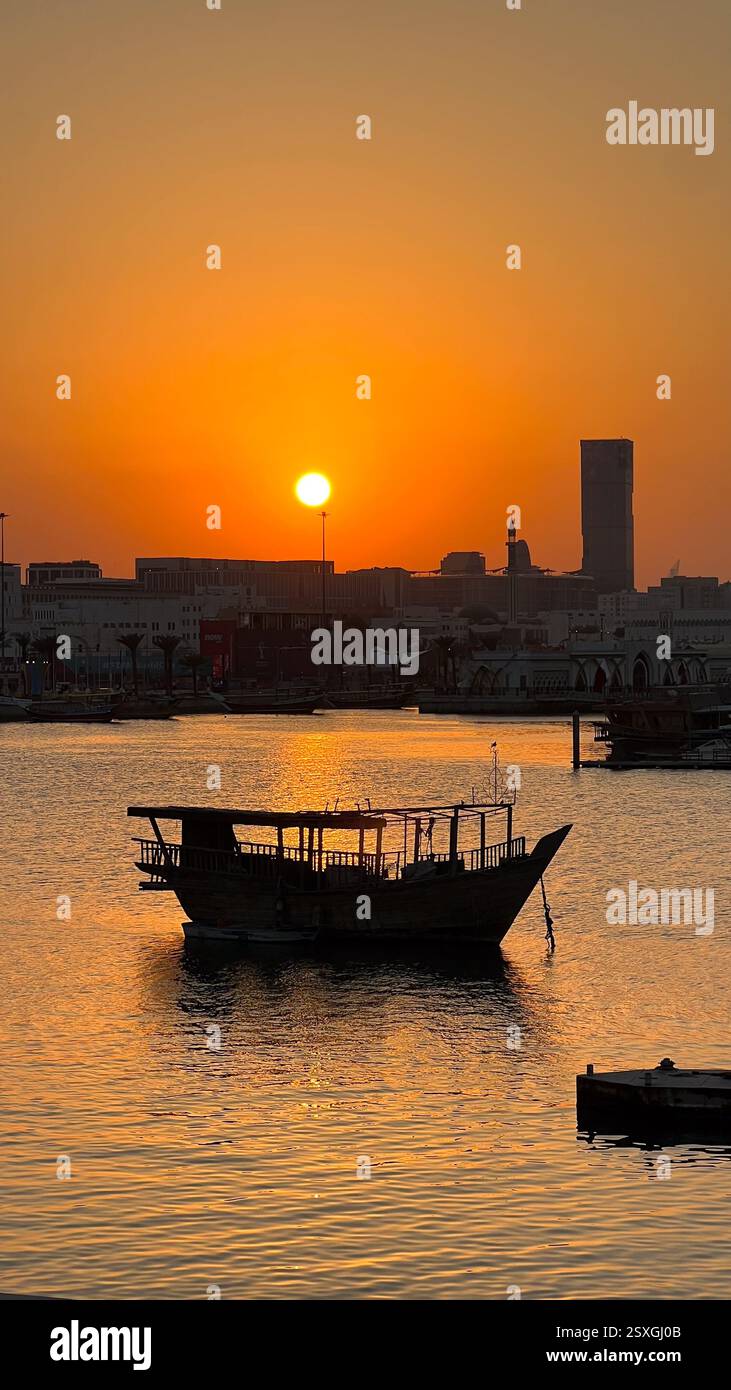 Barco dhow - Smartphone Captured Stock Image