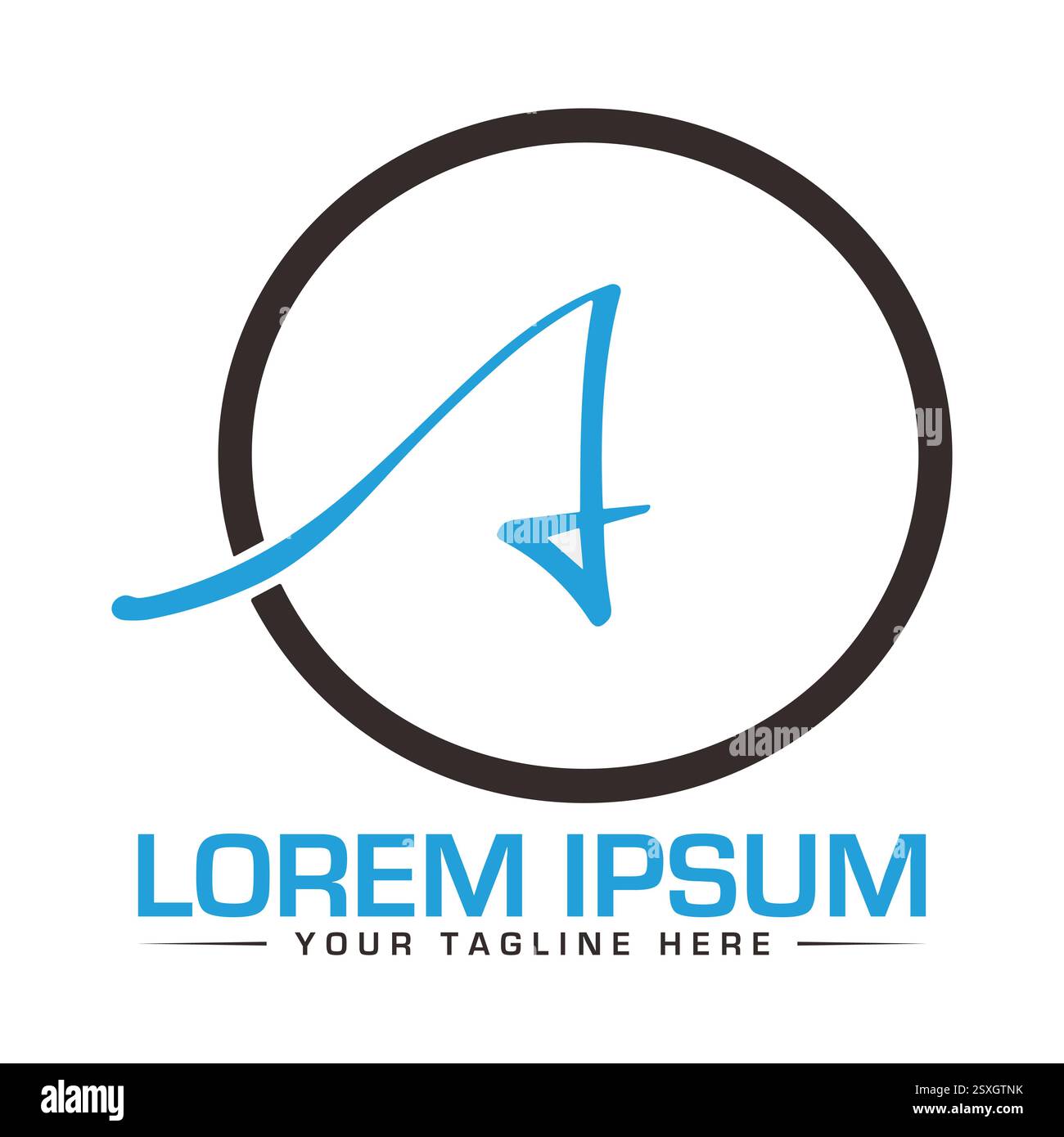 A Letter Logo Design vector Stock Vector