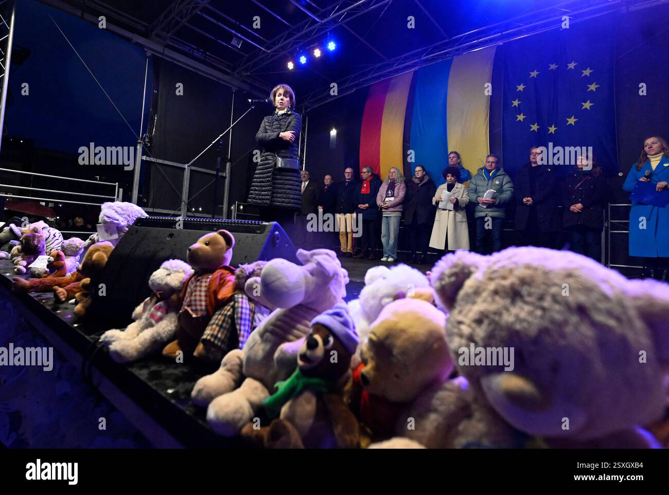 Cologne, Germany. 24th Feb, 2025. Henriette Reker, Mayor of Cologne ...