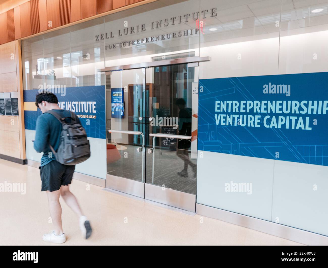 The Zell Lurie Institute for Entrepreneurship at the Stephen M. Ross School of Business, University of Michigan, Ann Arbor Michigan USA - Smartphone Captured Stock Image