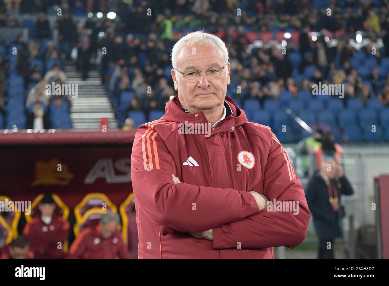 Sandro Ranieri Coach Romaâ??s head coach Claudio Ranieri during the Italian Football ...