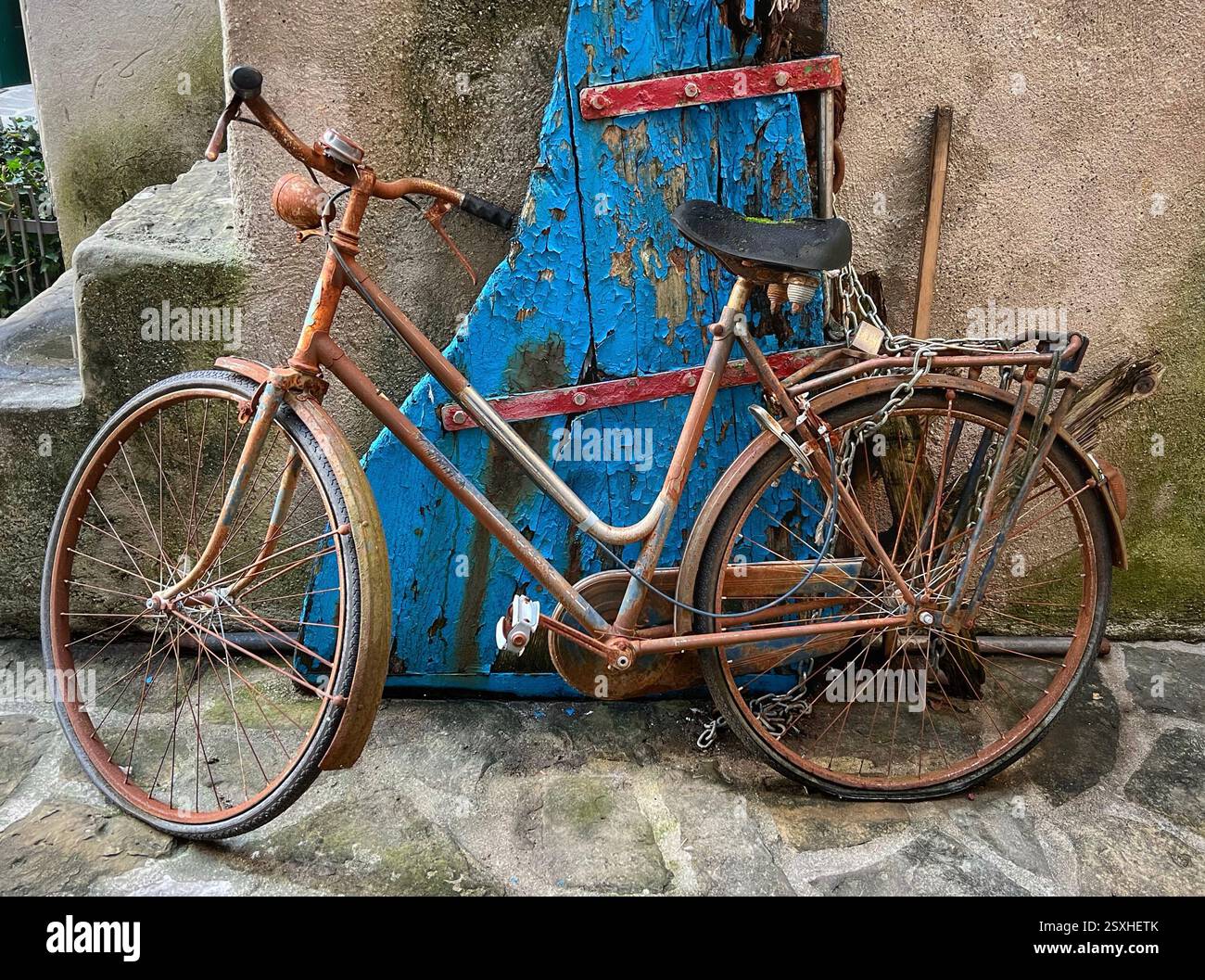 Old bicycle - Smartphone Captured Stock Image
