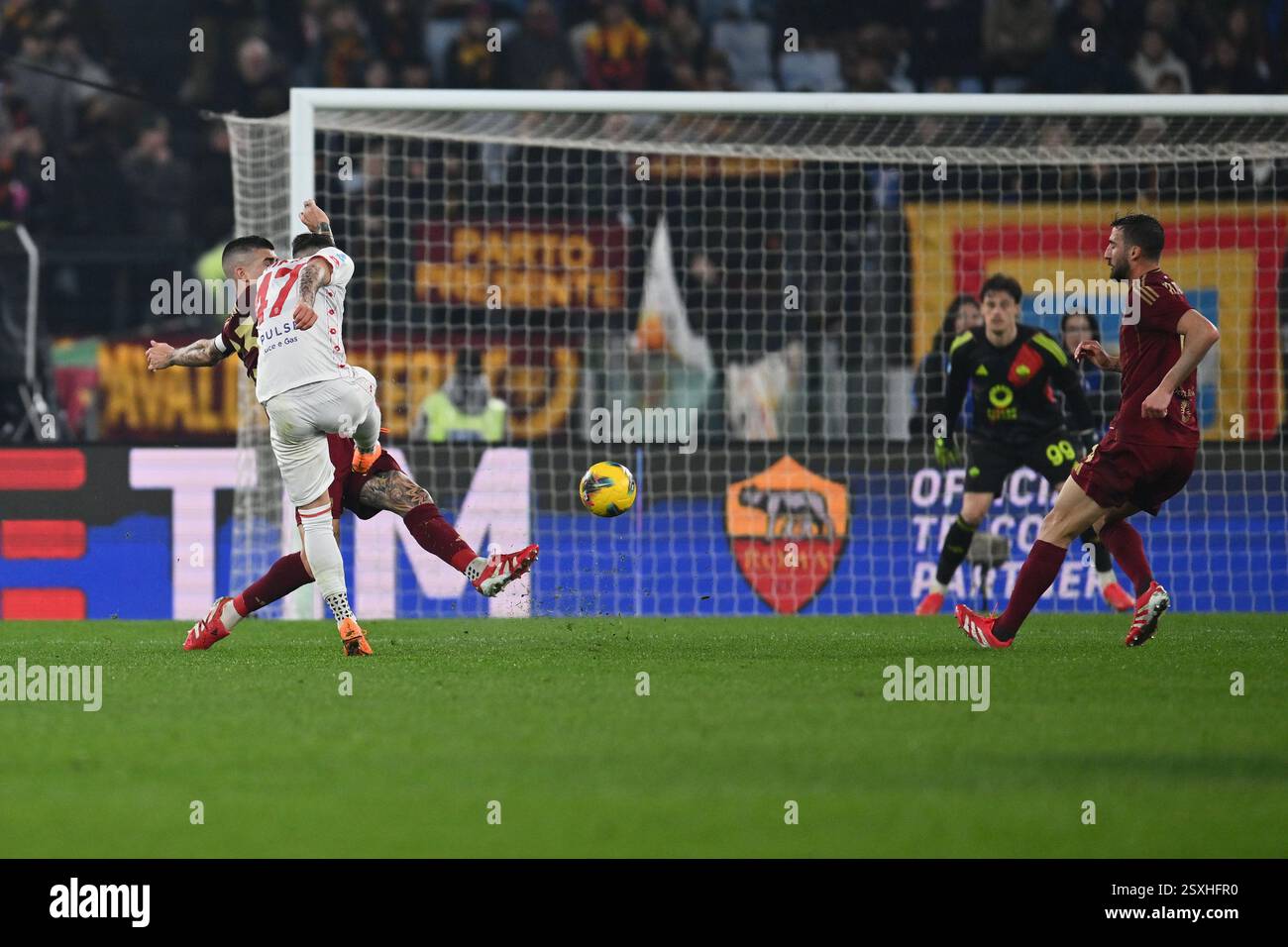 Rome, Italy. 24th Feb, 2025. Dany Mota of A.C. Monza is in action ...