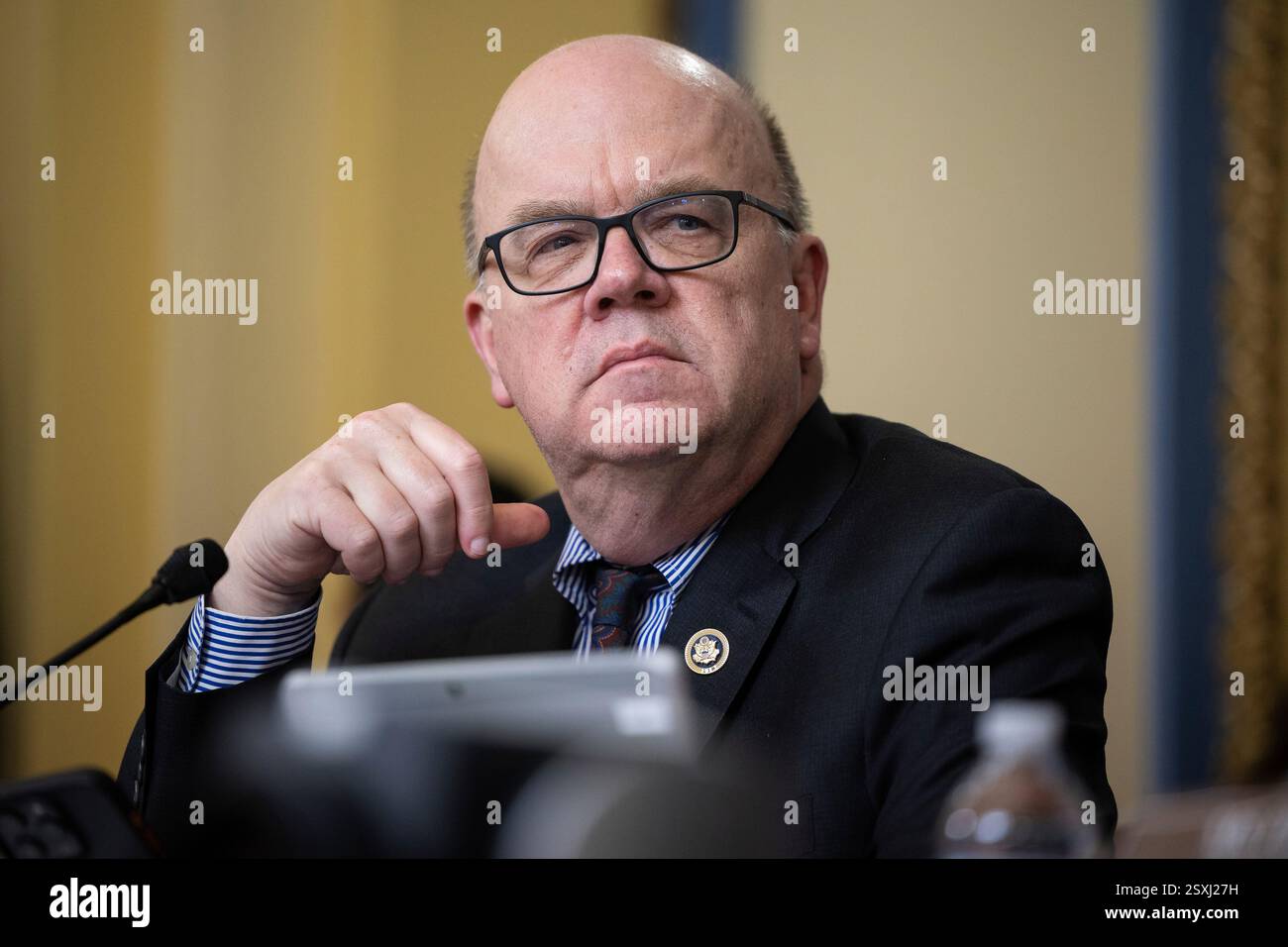 House Ranking Member House Rules Committee Ranking Member Jim McGovern (D-Mass.) looks on ...