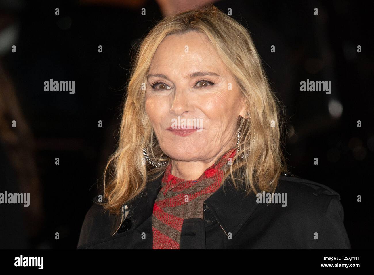 London, UK. 24 Feb, 2025. Pictured: Kim Cattrall attends Burberry's ...