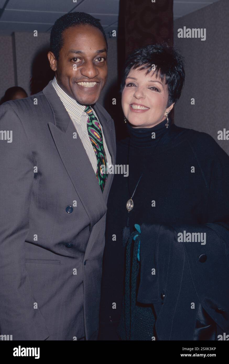 Darryl Reed Liza Minnelli visits Darryl Alan Reed backstage after a performance of ...
