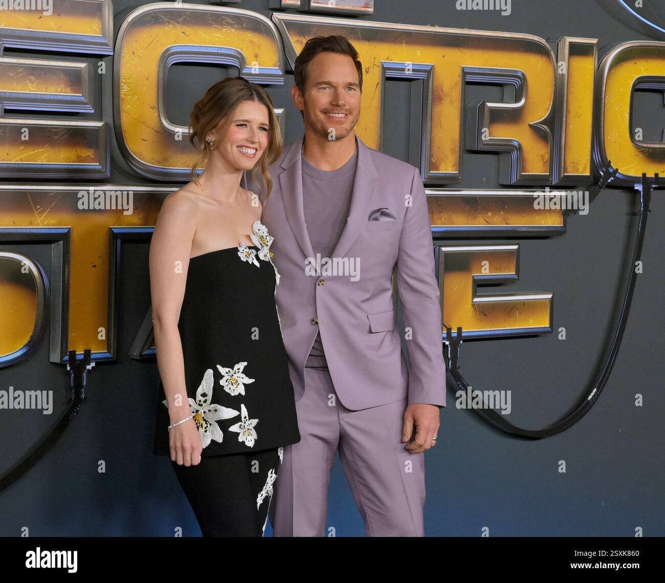 Los Angeles, United States. 24th Feb, 2025. Cast member Chris Pratt and