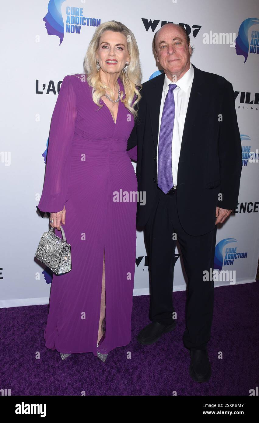 Beverly Hills, USA. 24th Feb, 2025. Nancy Davis and Ken Rickel arriving ...