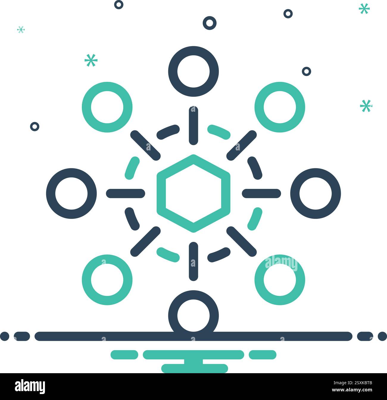 Branching network illustration hi-res stock photography and images - Alamy