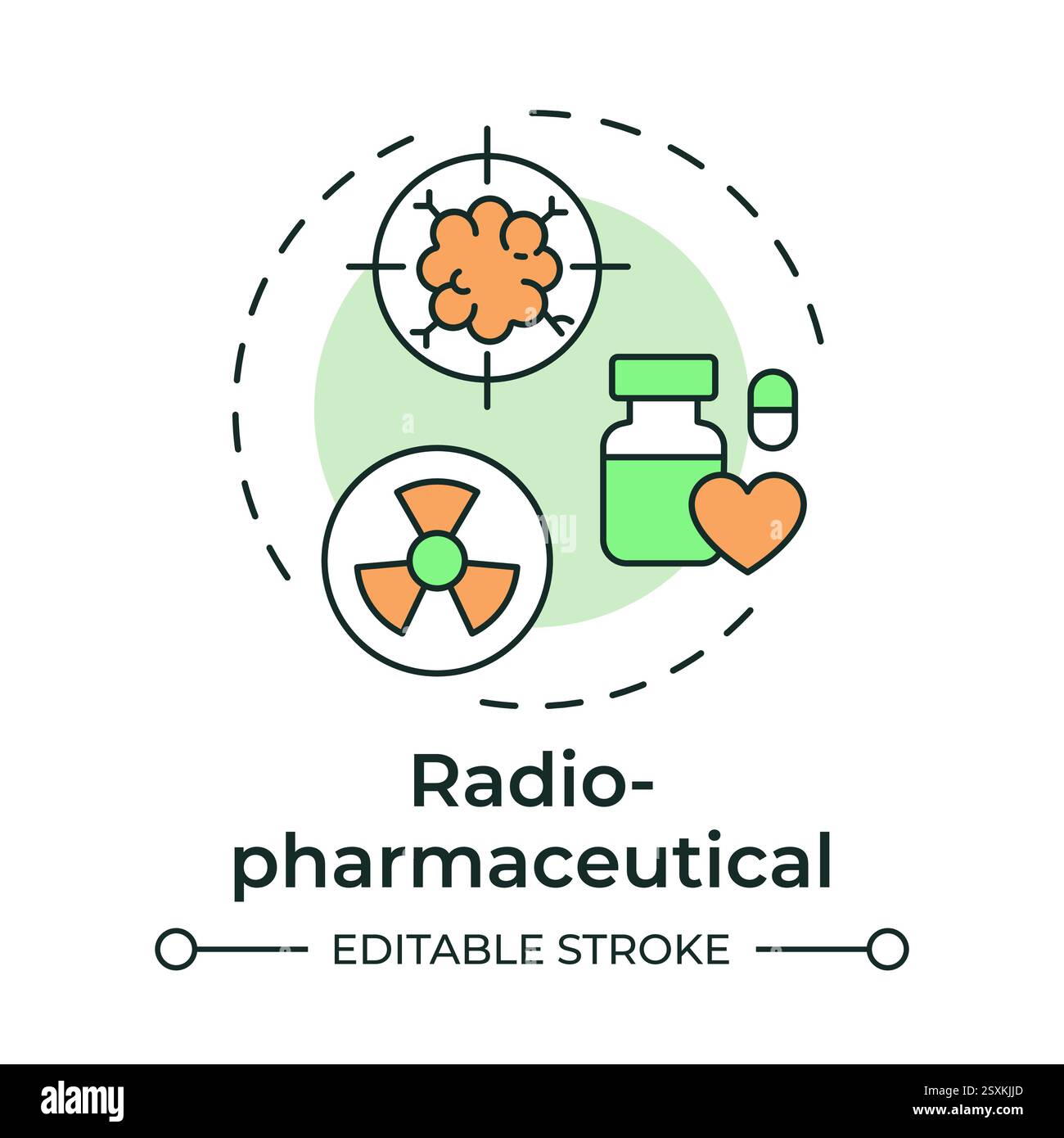 Radiopharmaceutical multi color concept icon Stock Vector Image & Art ...