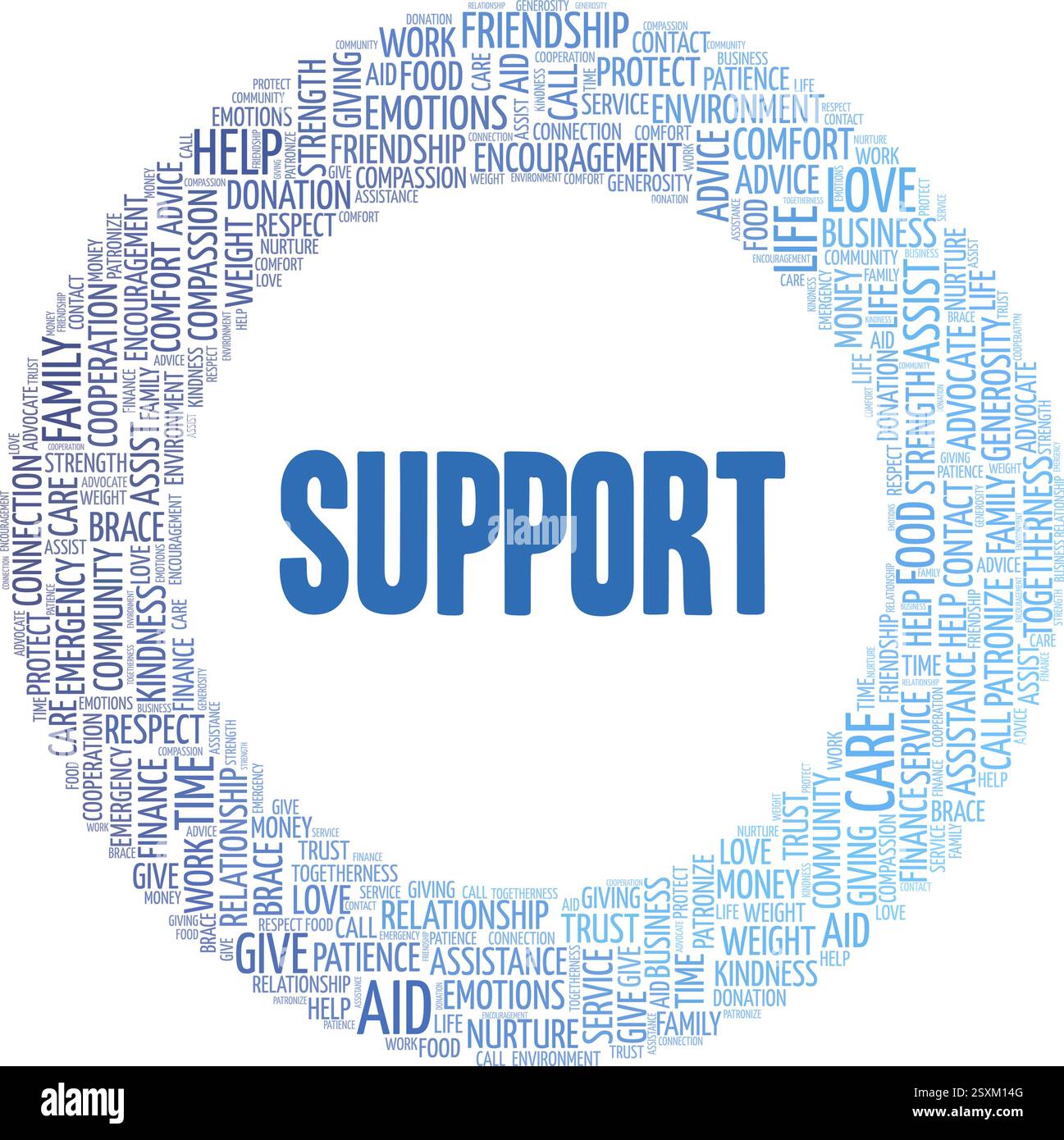 Support vector illustration word cloud isolated on a white background ...