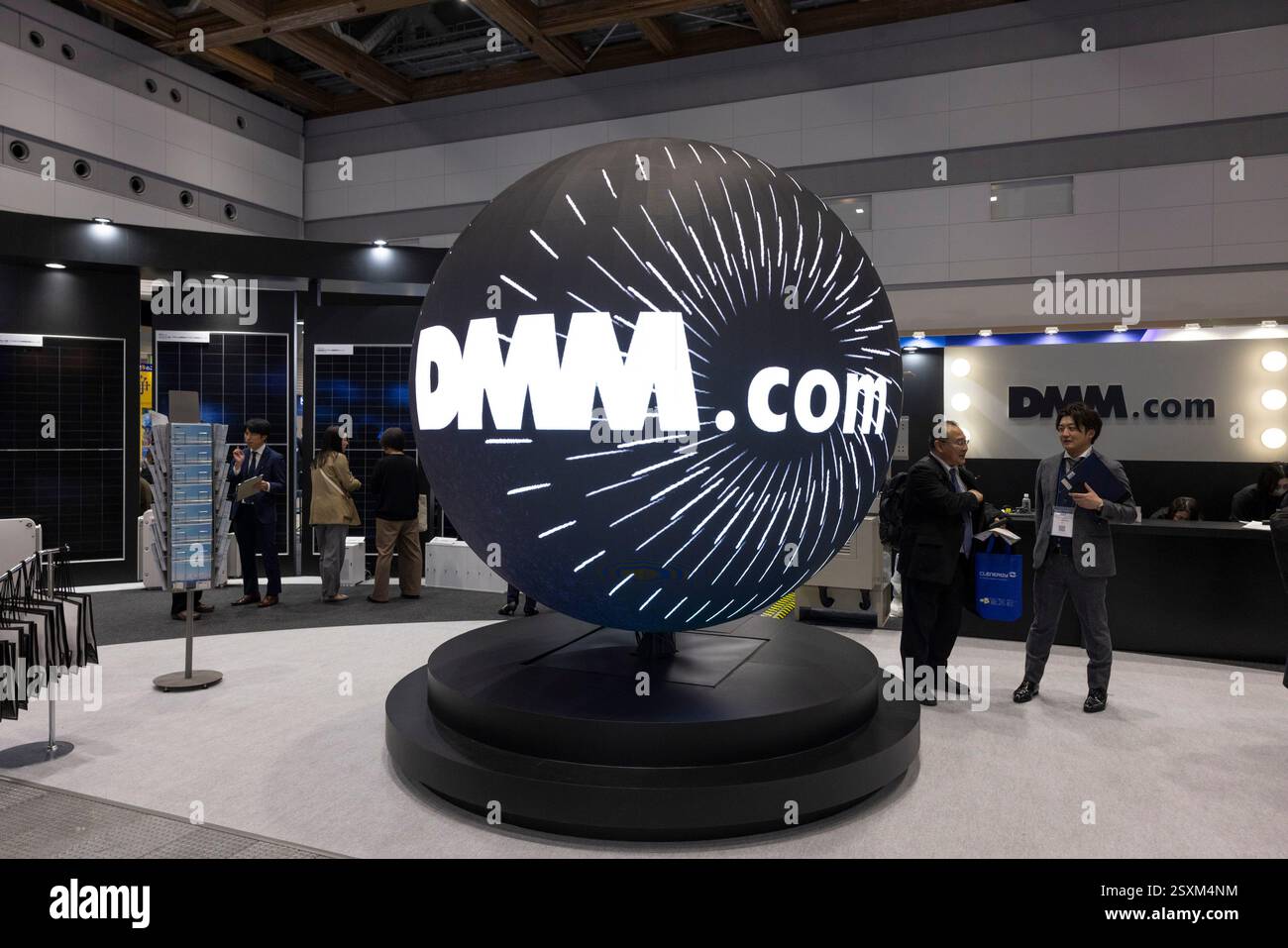 DMM Energy exhibition booth at Smart Energy Week 2025 in Tokyo Big ...