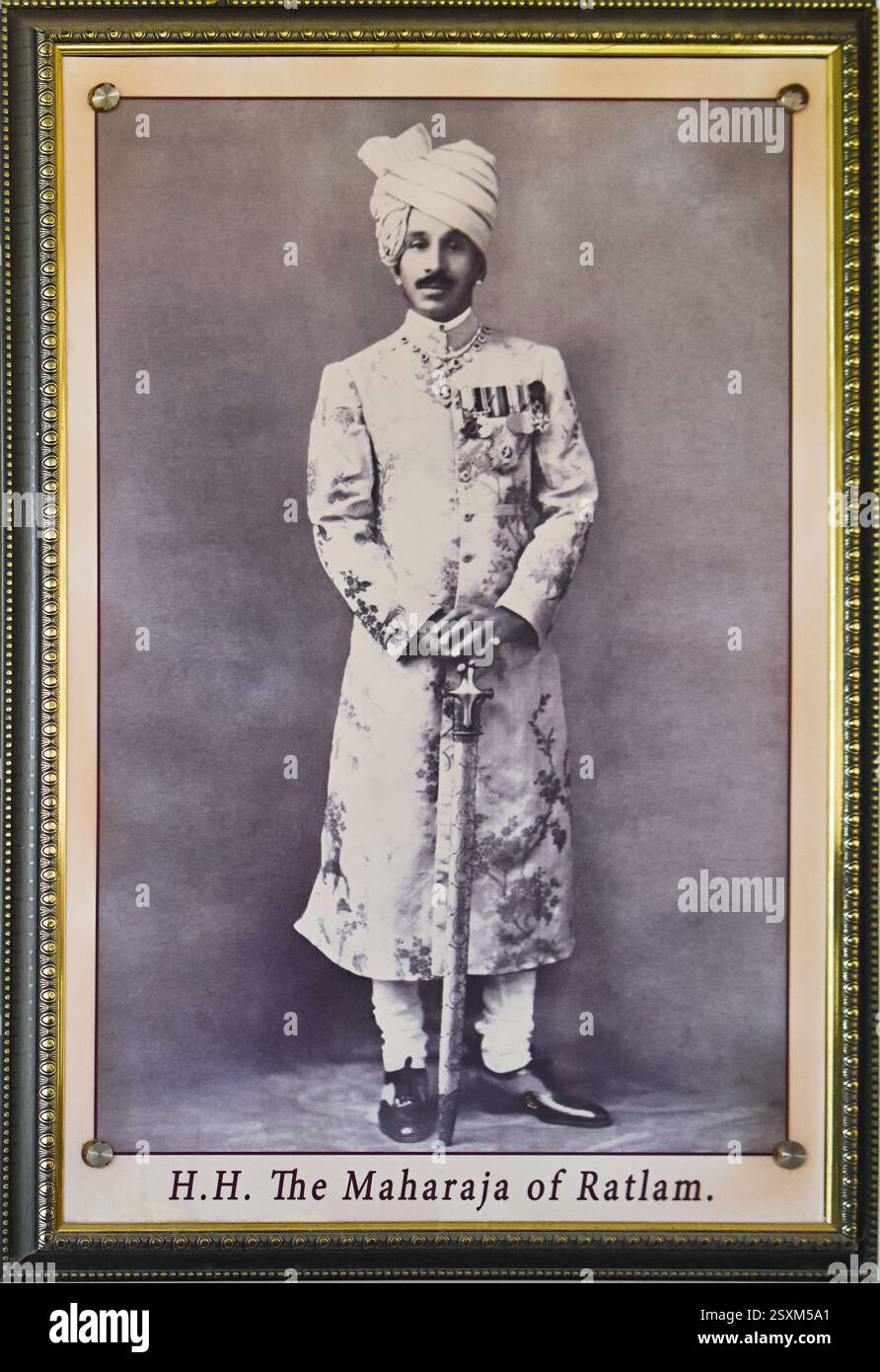 Framed Photograph: Raja of Rutlam Framed Photograph: Raja of Rutlam