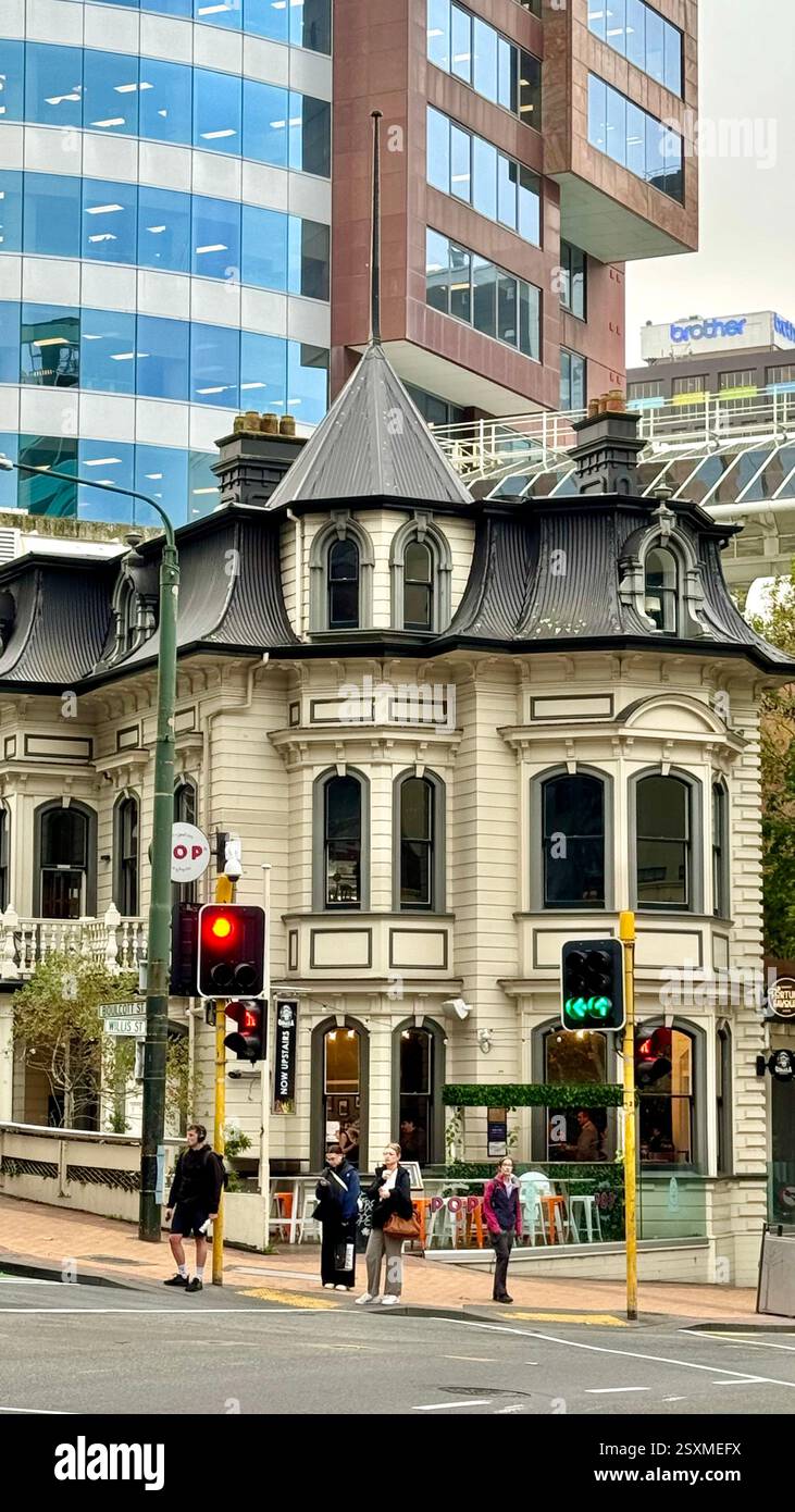 Dr Pollen's House designed by architect William Turnbull Wellington New Zealand. - Smartphone Captured Stock Image