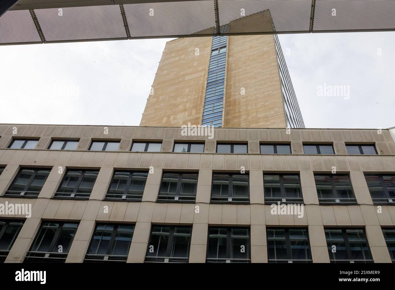 Brussels, Belgium. 25th Feb, 2025. The headquarters of the Belgian ...