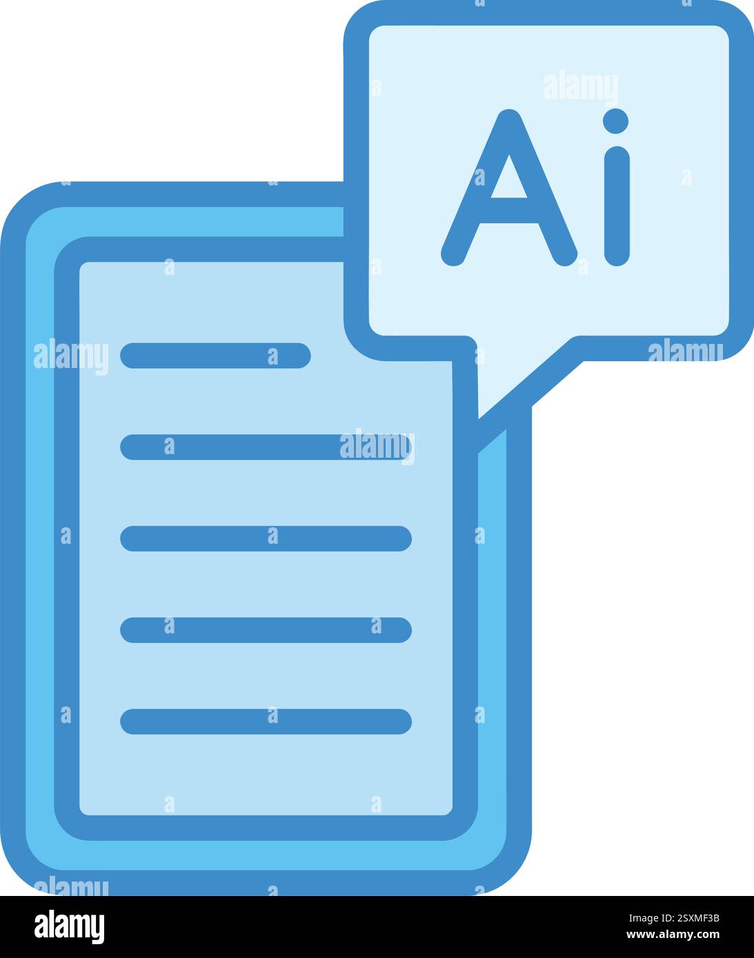 AI in Education digital notes icon Stock Vector Image & Art - Alamy