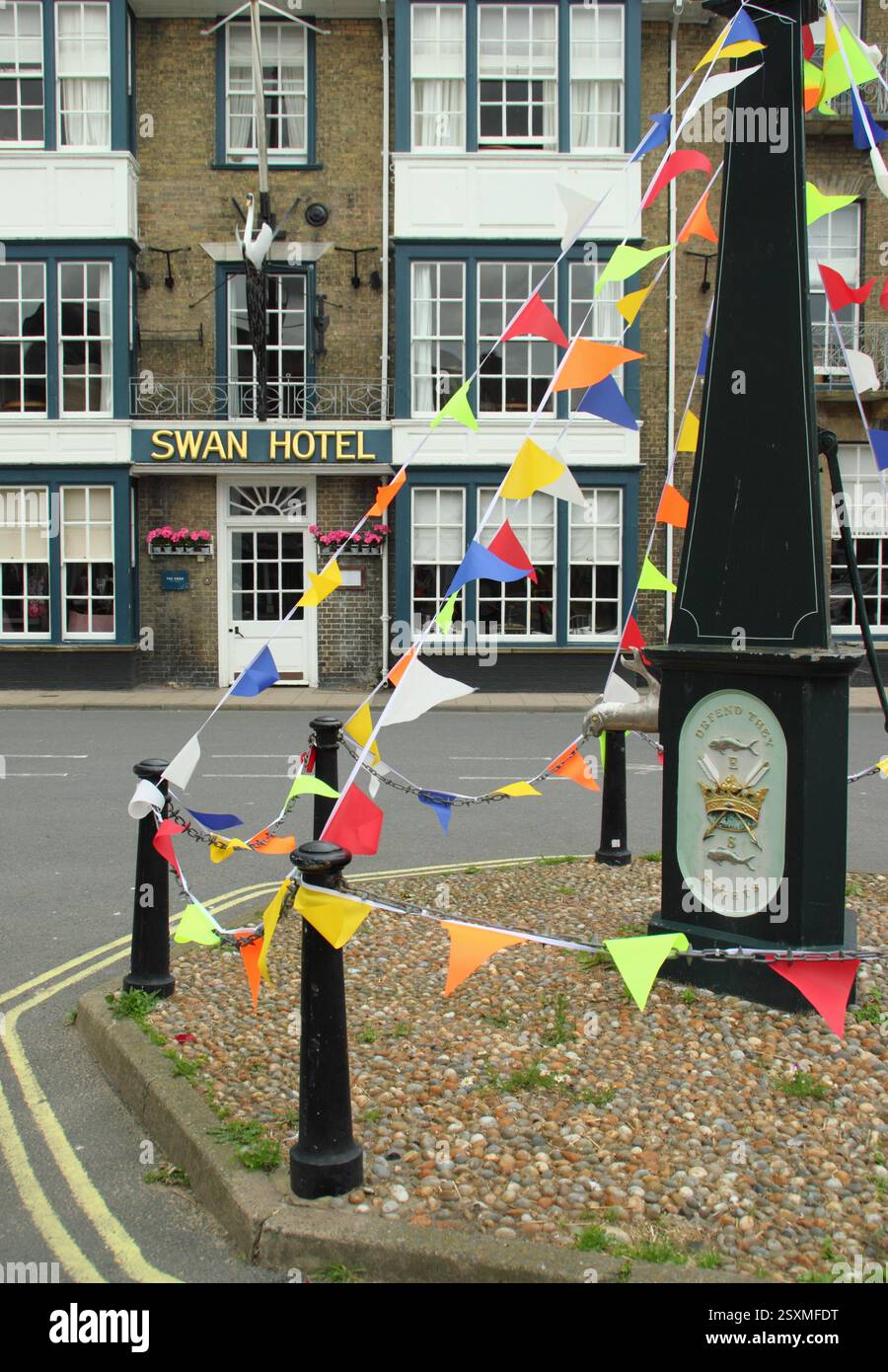 Swan Hotel, Market Place, Southwold, Suffolk Stock Photo