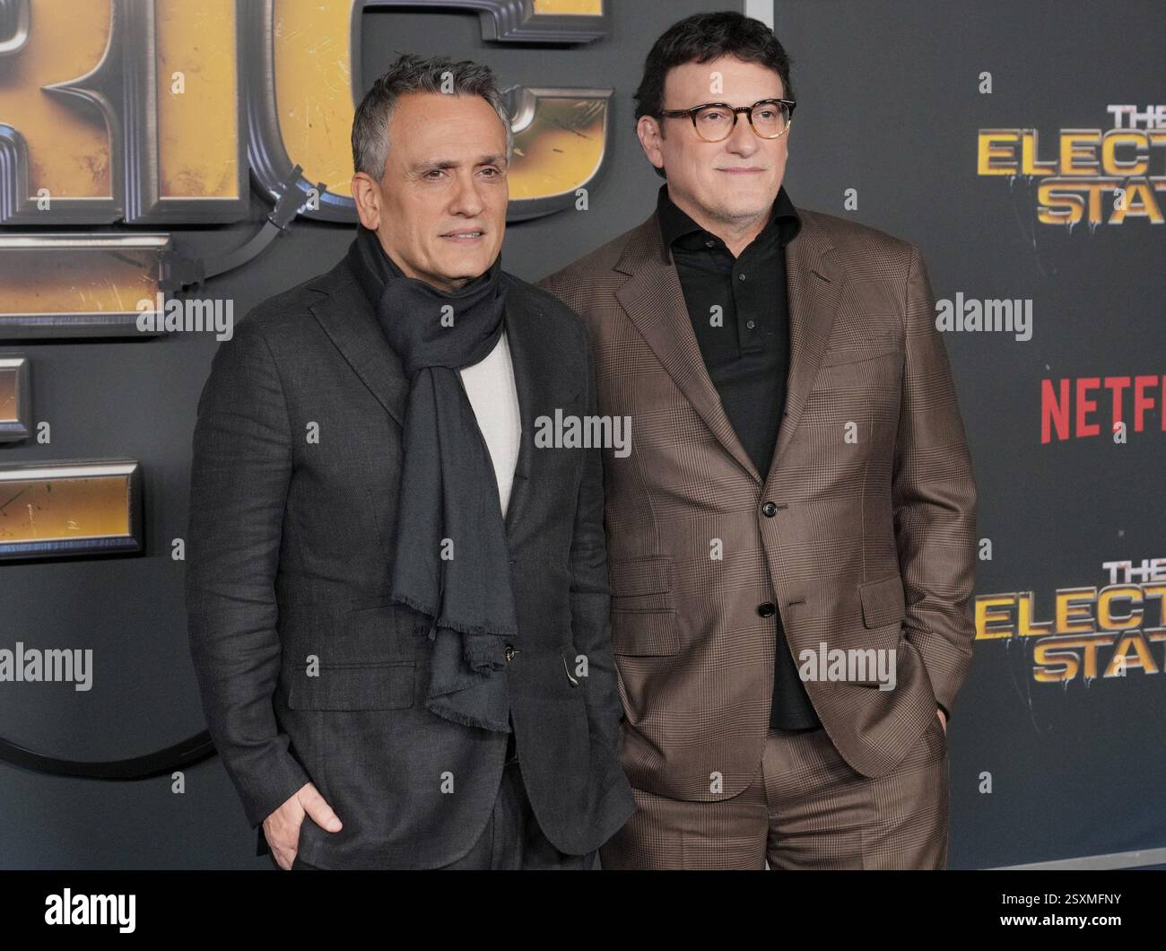 (L-R) Joe Russo and Anthony Russo at Netflix's THE ELECTRIC STATE World ...