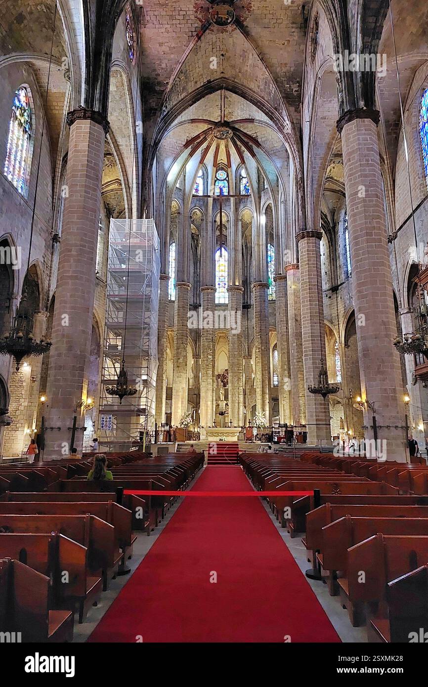 Basilica de Santa Maria del Mar Stock Photo - Alamy