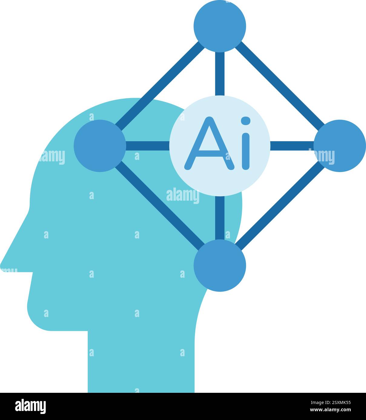 Generative AI head icon Stock Vector Image & Art - Alamy