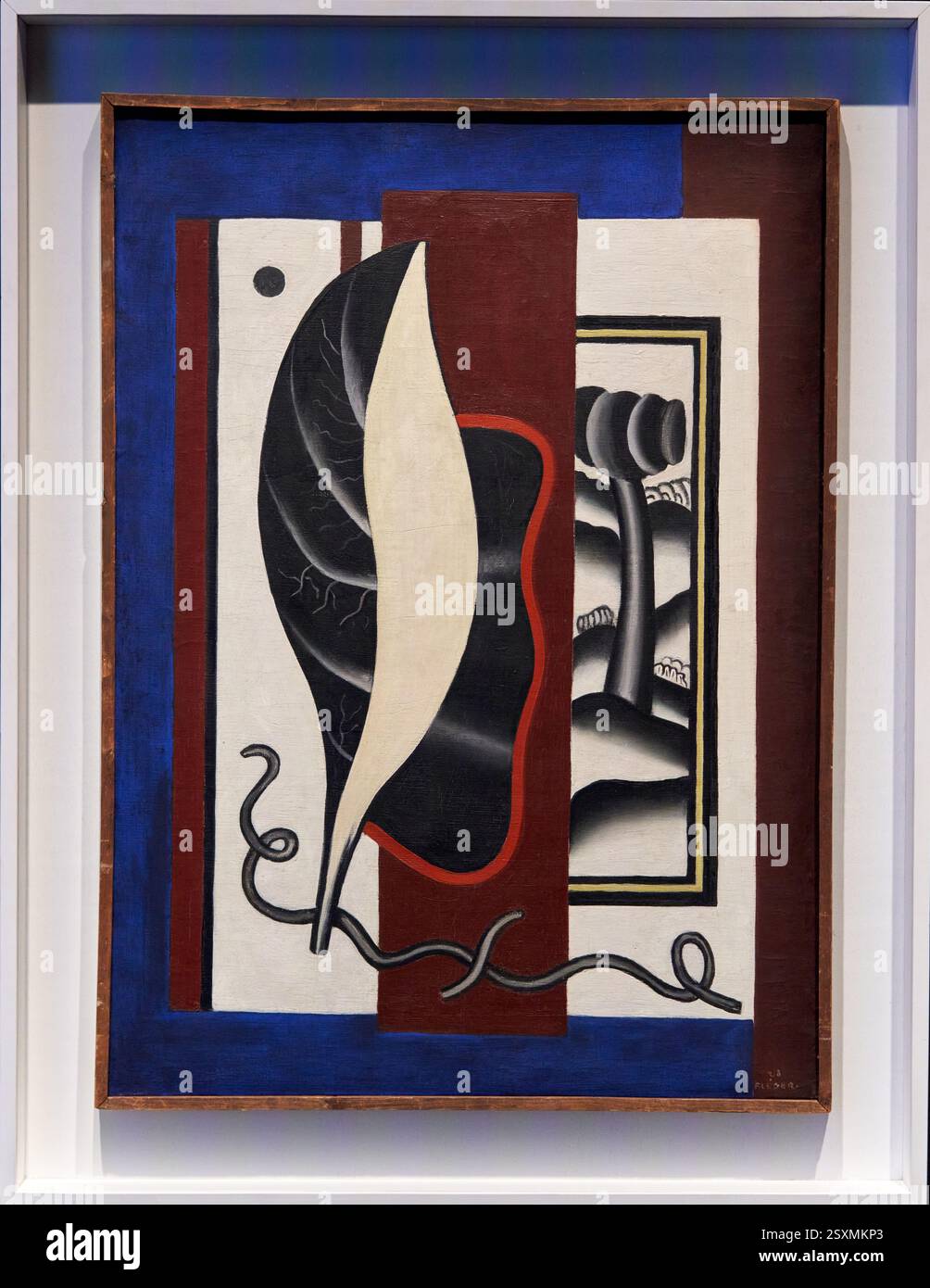 Fernand Leger、Composition、海外版超希少レゾネより Still life composition leaf (1927) by Fernand Leger – Artchive