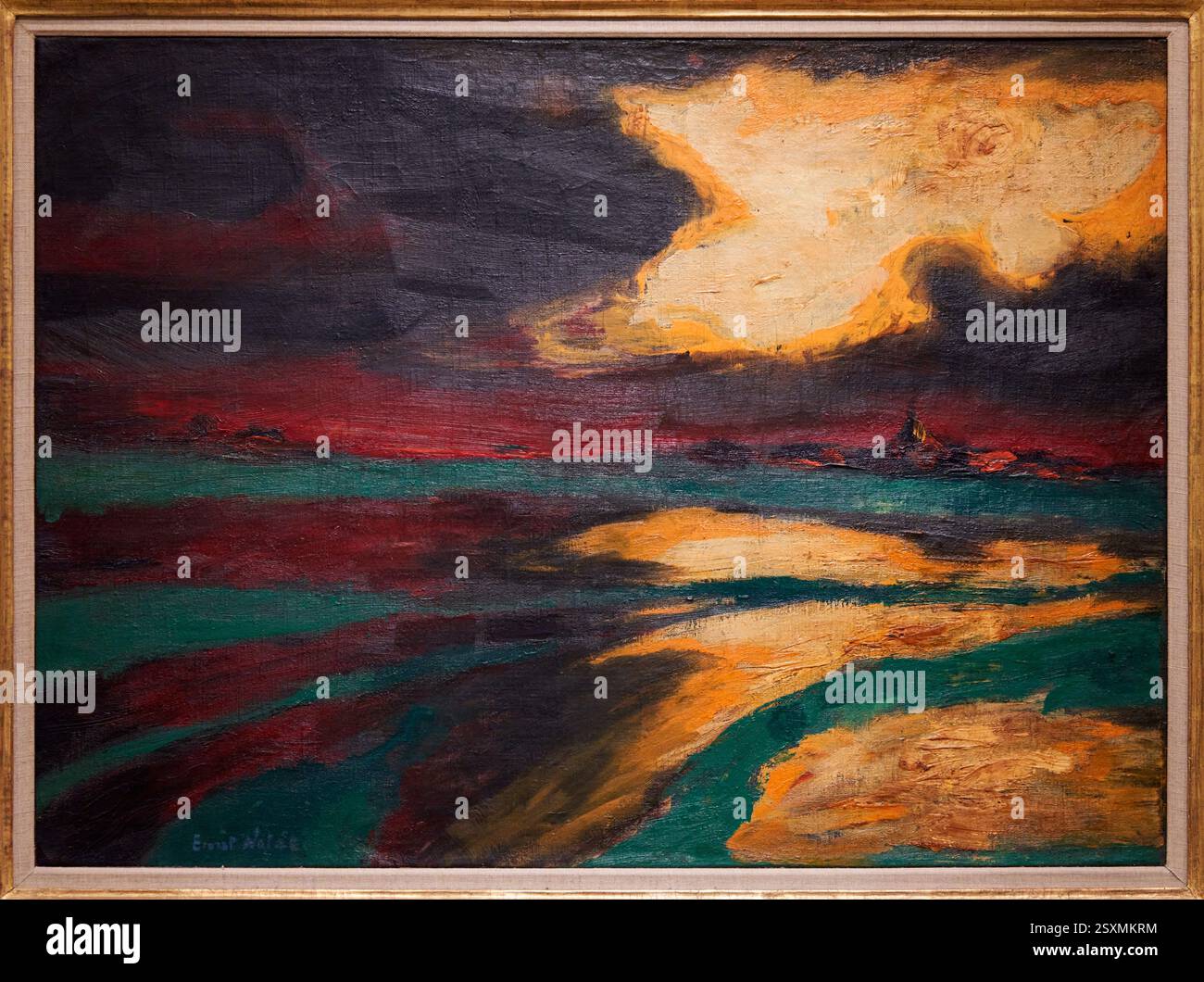 Autumn Evening, 1924, Emil Nolde (1867-1956) Stock Photo