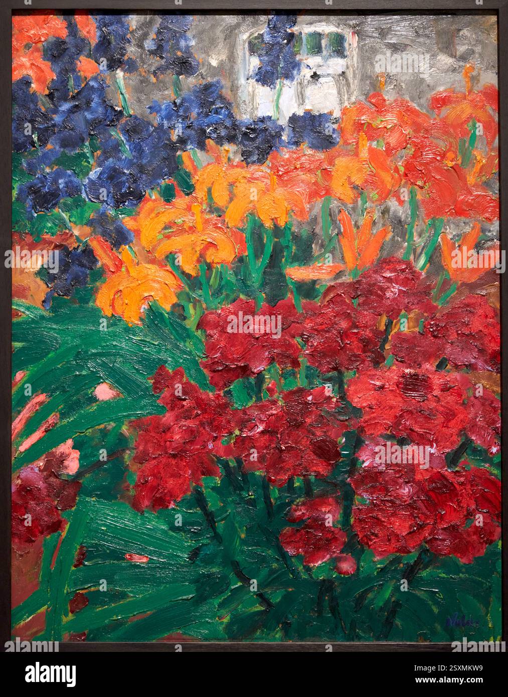 Flower Garden, 1917, Emil Nolde (1867-1956) Stock Photo