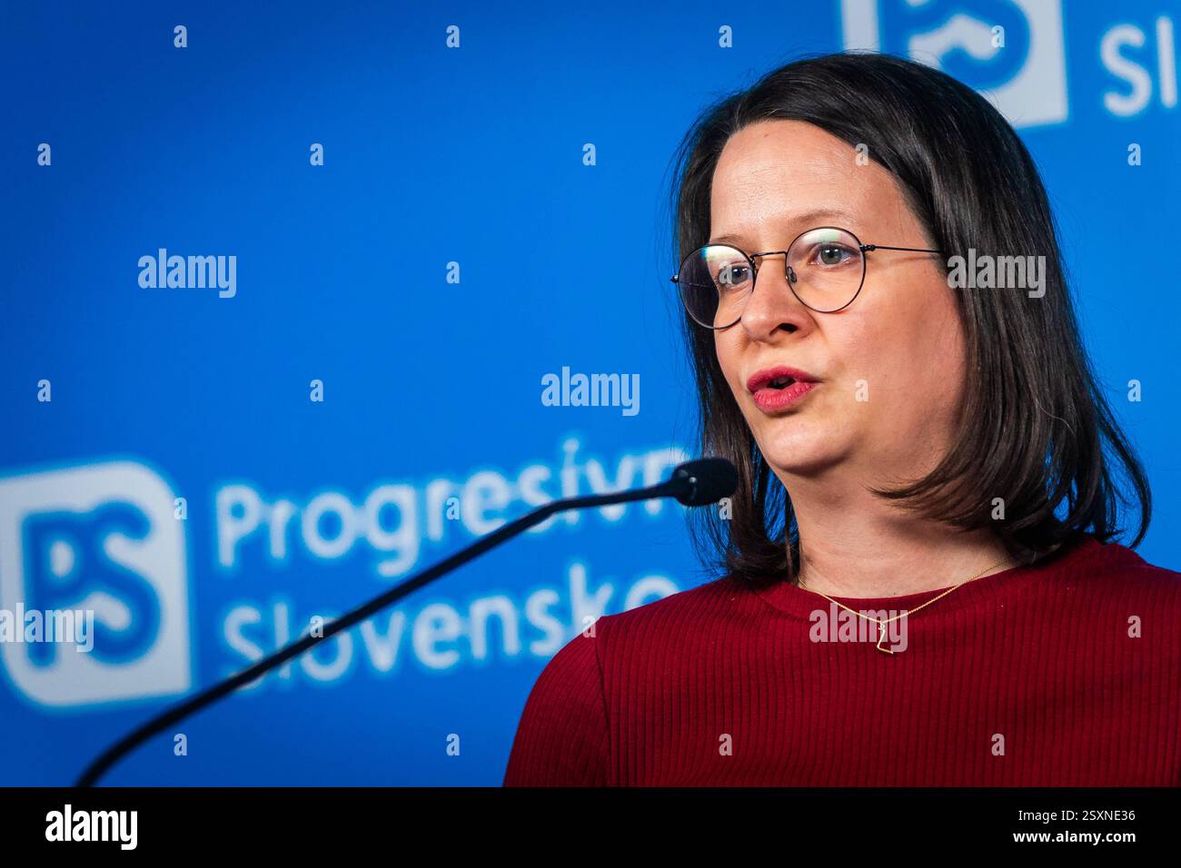 PROGRESSIVE SLOVAKIA PRESS CONFERENCE Slovak Member of Parliament and