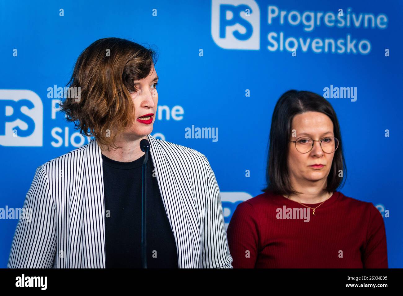 PROGRESSIVE SLOVAKIA PRESS CONFERENCE Slovak Member of Parliament and