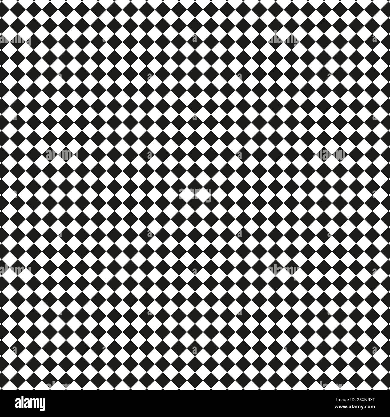 Checkerboard pattern. Black white seamless. Geometric square texture. Digital abstract vector. Stock Vector