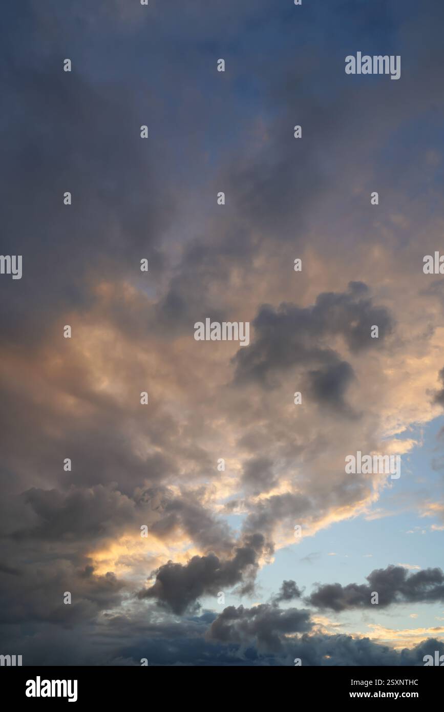 Beautiful cloudy sky after the rain Stock Photo - Alamy