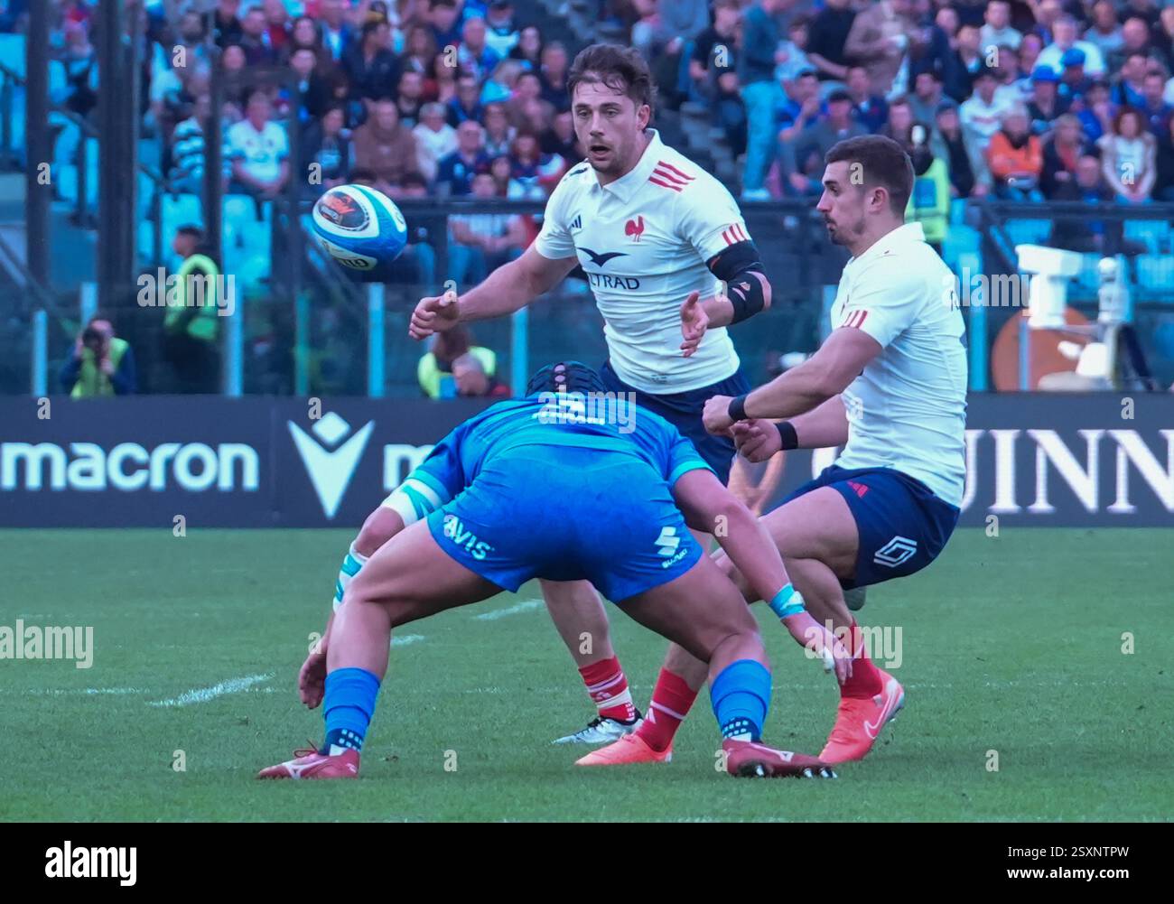 Pierre-Louis Barassi and Thomas Ramos of France during the 2025 Six ...