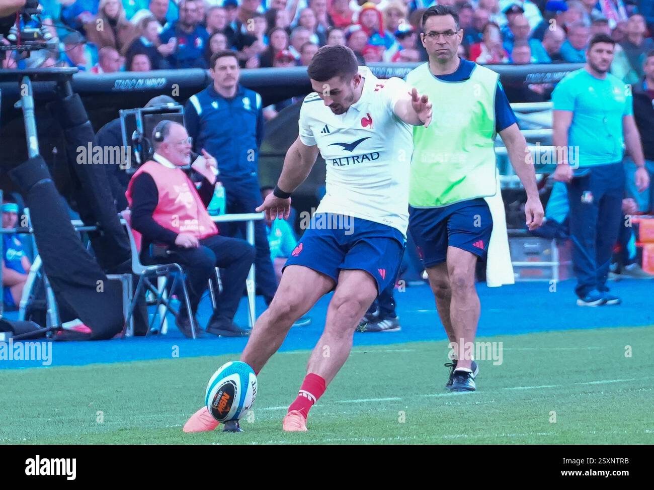 Thomas Ramos of France during the 2025 Six Nations Championship, rugby ...