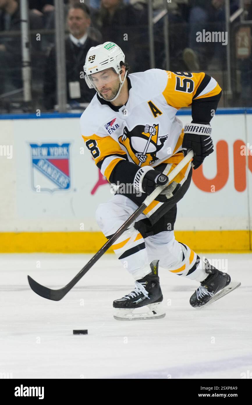 Pittsburgh Penguins' Kris Letang during the third period of an NHL ...
