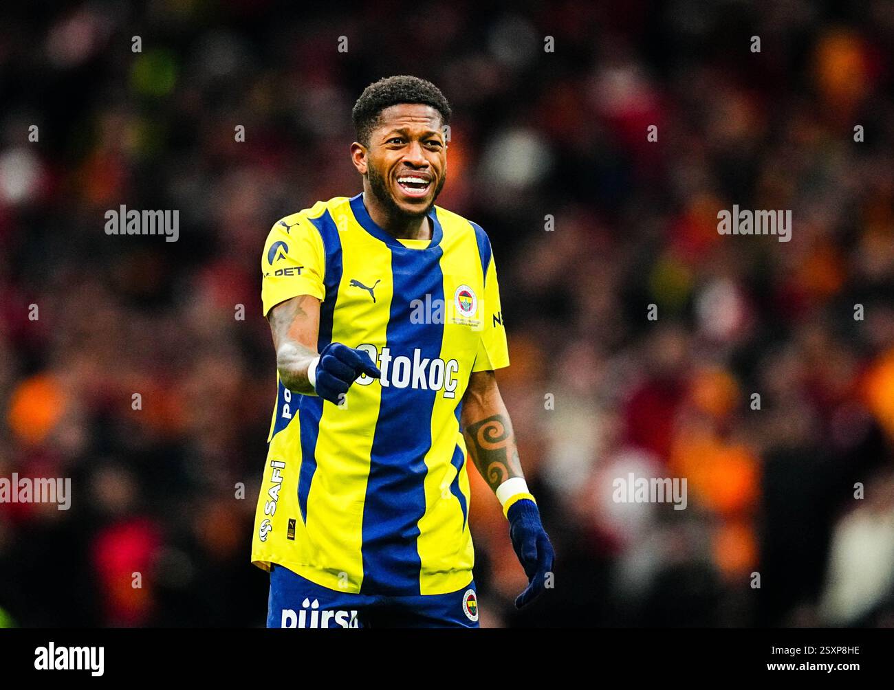 Rams Turkey Rams Park, Istanbul, Turkey. 24th Feb, 2025. Fred // during a Turkish ...