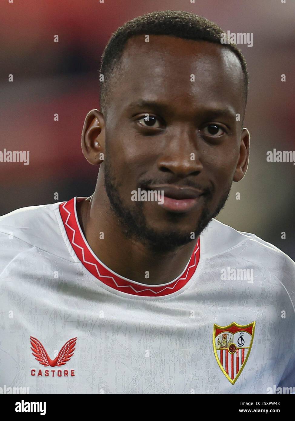 Maillot Porté Match Sevilla FC - Dodi Lukebakio - Taille M Blanc