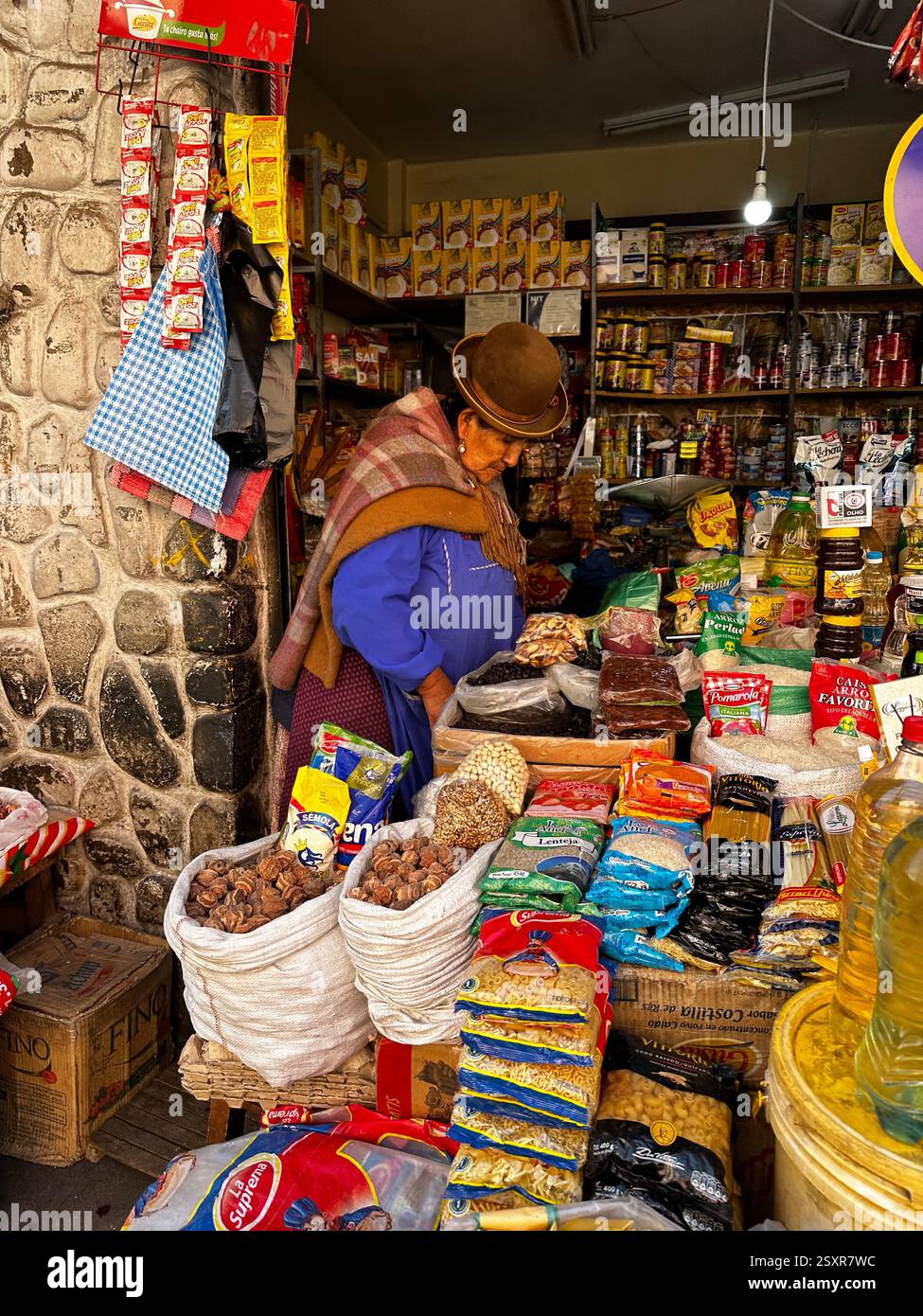 a day in Bolivia - Smartphone Captured Stock Image